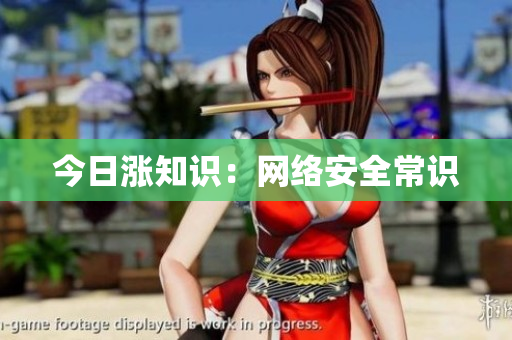 今日涨知识：网络安全常识