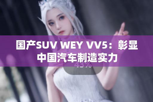 国产SUV WEY VV5：彰显中国汽车制造实力