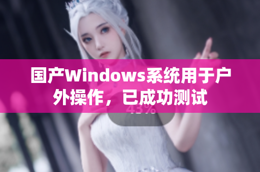 国产Windows系统用于户外操作，已成功测试
