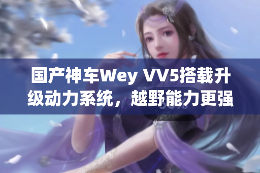 国产神车Wey VV5搭载升级动力系统，越野能力更强！