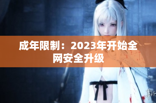 成年限制：2023年开始全网安全升级