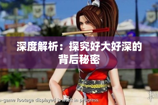 深度解析：探究好大好深的背后秘密