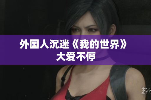 外国人沉迷《我的世界》 大爱不停