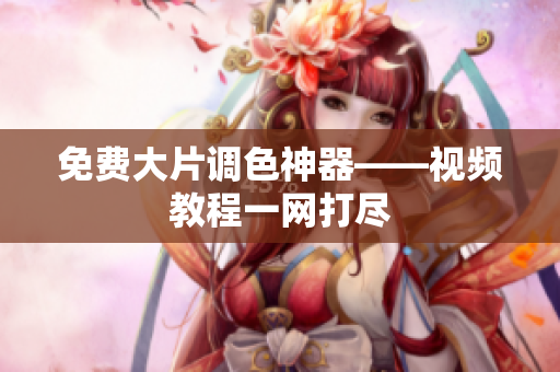 免费大片调色神器——视频教程一网打尽