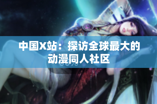 中国X站：探访全球最大的动漫同人社区