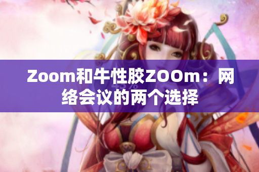 Zoom和牛性胶ZOOm：网络会议的两个选择