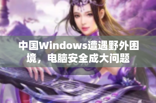 中国Windows遭遇野外困境，电脑安全成大问题