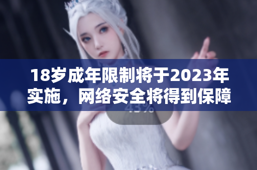 18岁成年限制将于2023年实施，网络安全将得到保障