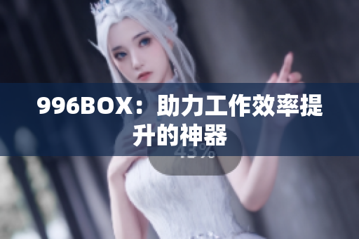 996BOX：助力工作效率提升的神器