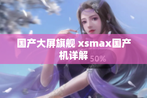 国产大屏旗舰 xsmax国产机详解
