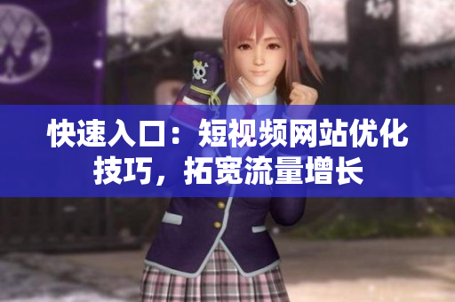 快速入口：短视频网站优化技巧，拓宽流量增长