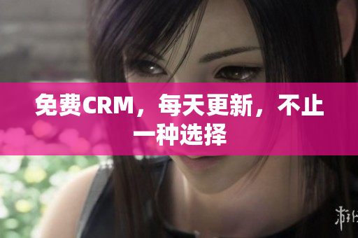 免费CRM，每天更新，不止一种选择