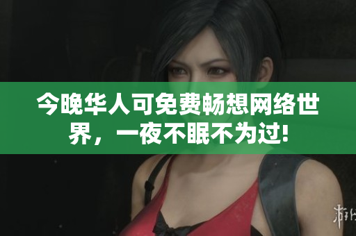今晚华人可免费畅想网络世界，一夜不眠不为过!