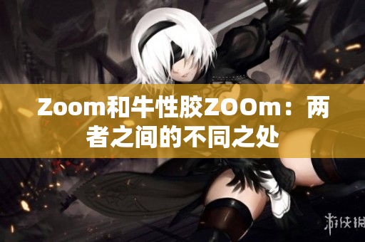 Zoom和牛性胶ZOOm：两者之间的不同之处