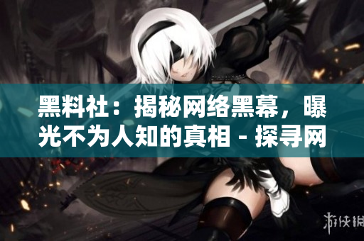 黑料社：揭秘网络黑幕，曝光不为人知的真相 - 探寻网络黑幕，黑料社独家曝光真相