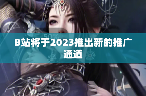 B站将于2023推出新的推广通道