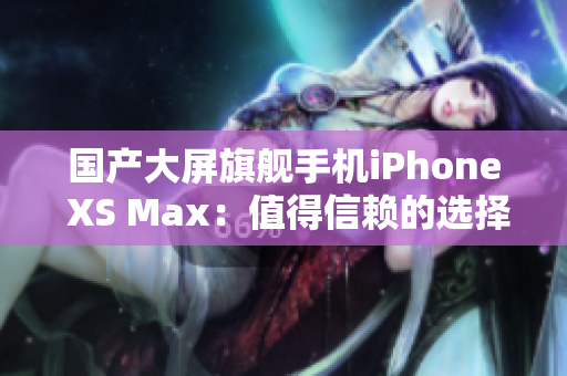 国产大屏旗舰手机iPhone XS Max：值得信赖的选择