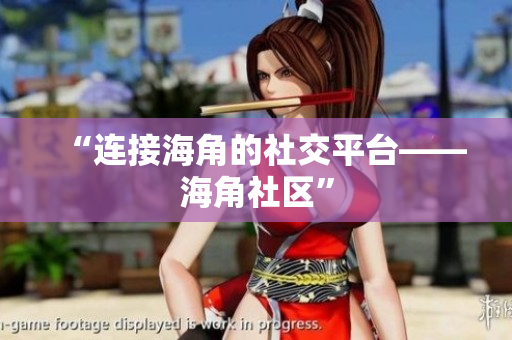 “连接海角的社交平台——海角社区”