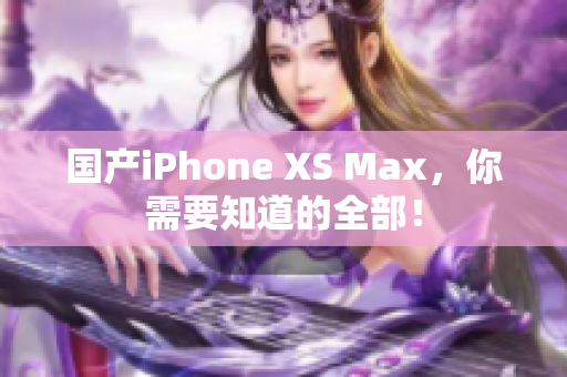 国产iPhone XS Max，你需要知道的全部！