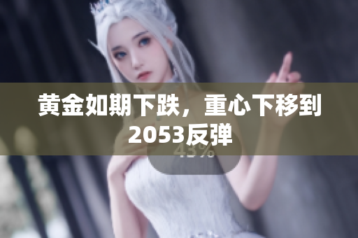 黄金如期下跌，重心下移到2053反弹