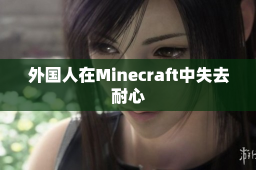 外国人在Minecraft中失去耐心