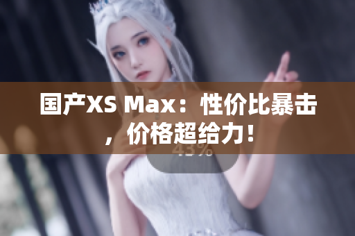 国产XS Max：性价比暴击，价格超给力！